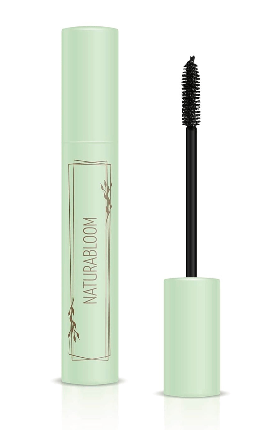 black natural bloom mascara