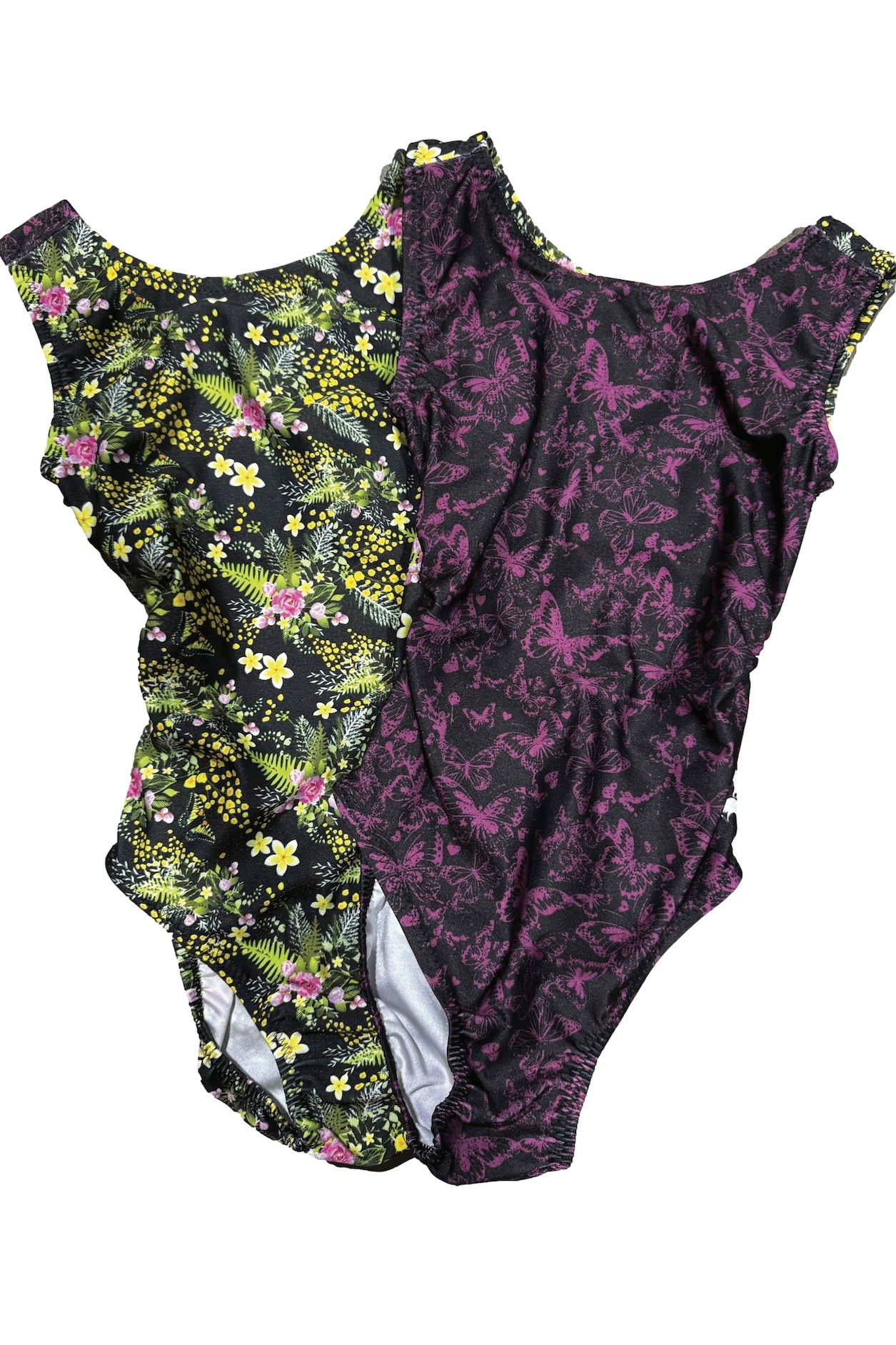 Botanical Butterfly Vice Versa Leotard - Choose Your Style - Foxy’s