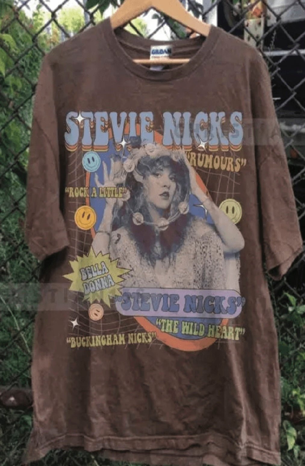 Stevie Nicks Music Shirt, Fleetwood Mac Retro Graphic - Foxy’s