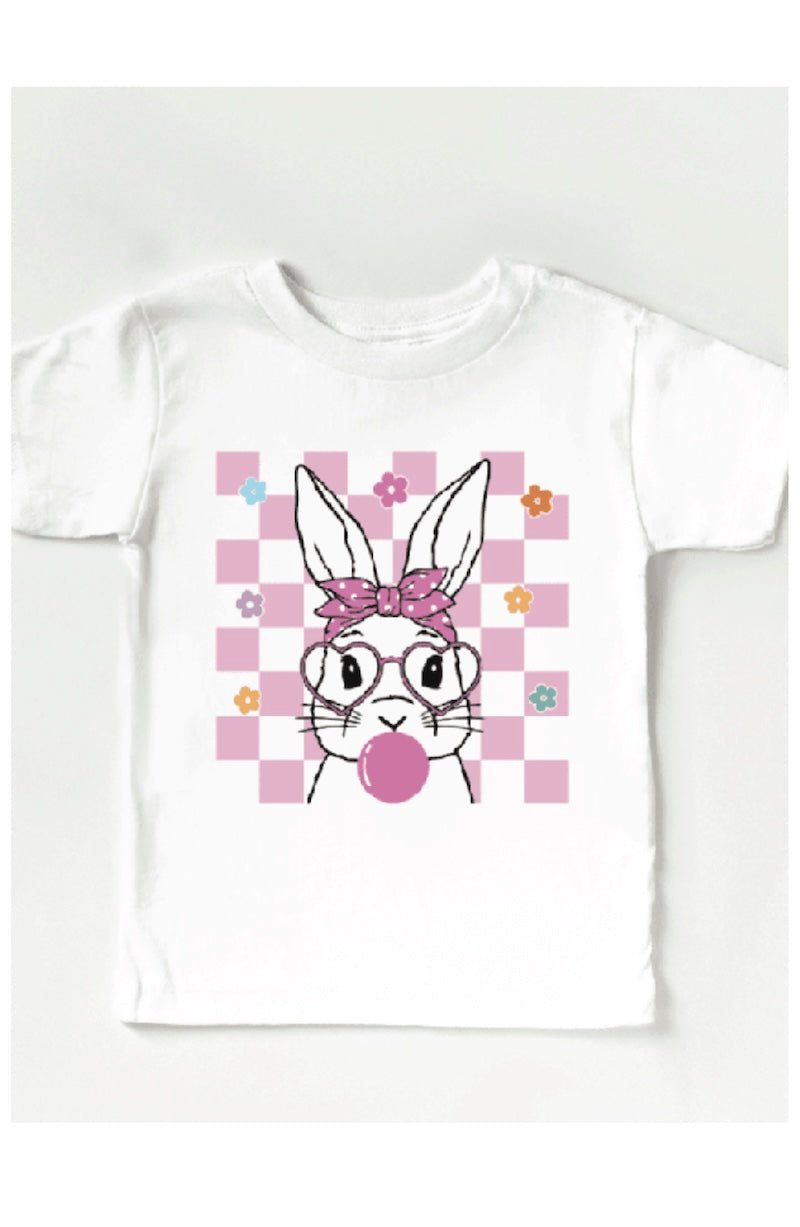 Easter Bunny Bubblegum T-Shirt - Cute Shirt for Girls! - Foxy’s