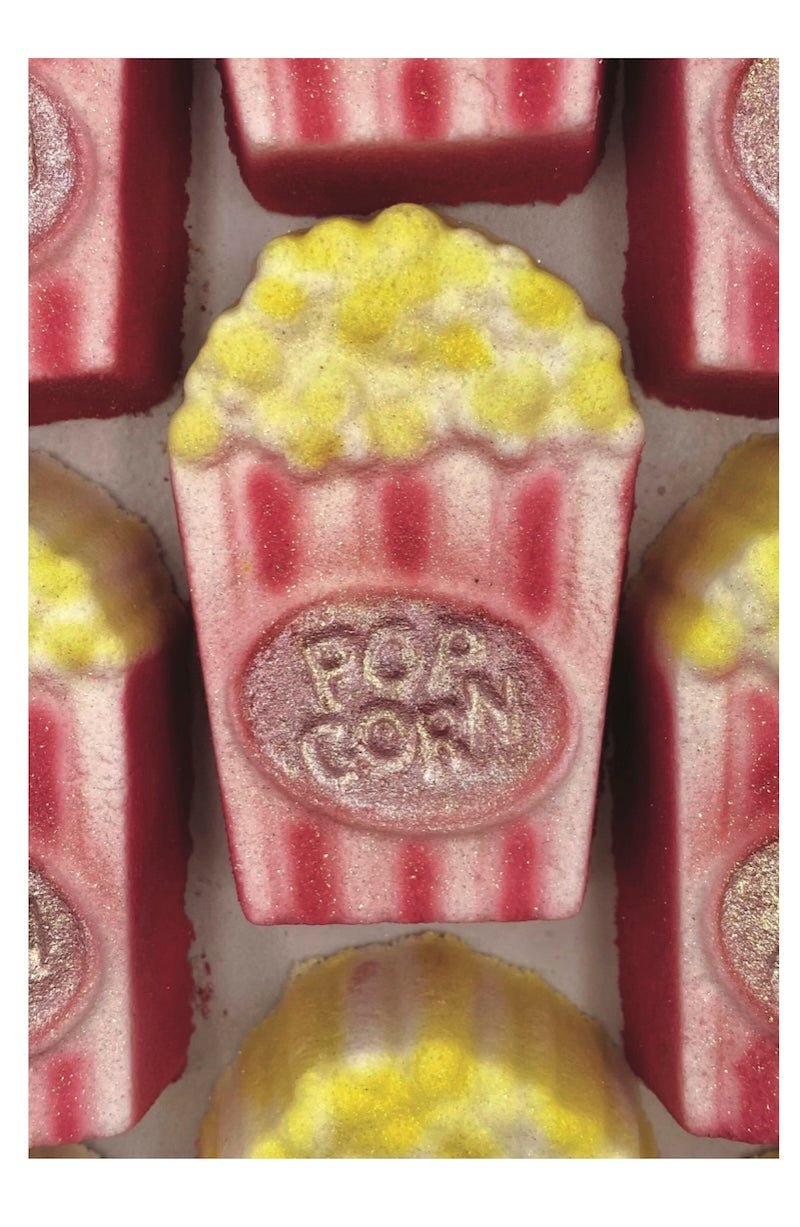 Buttered Popcorn Bath Bombs - Movie Night Fun ((Smells Like Popcorn!)) 🍿 - Foxy’s