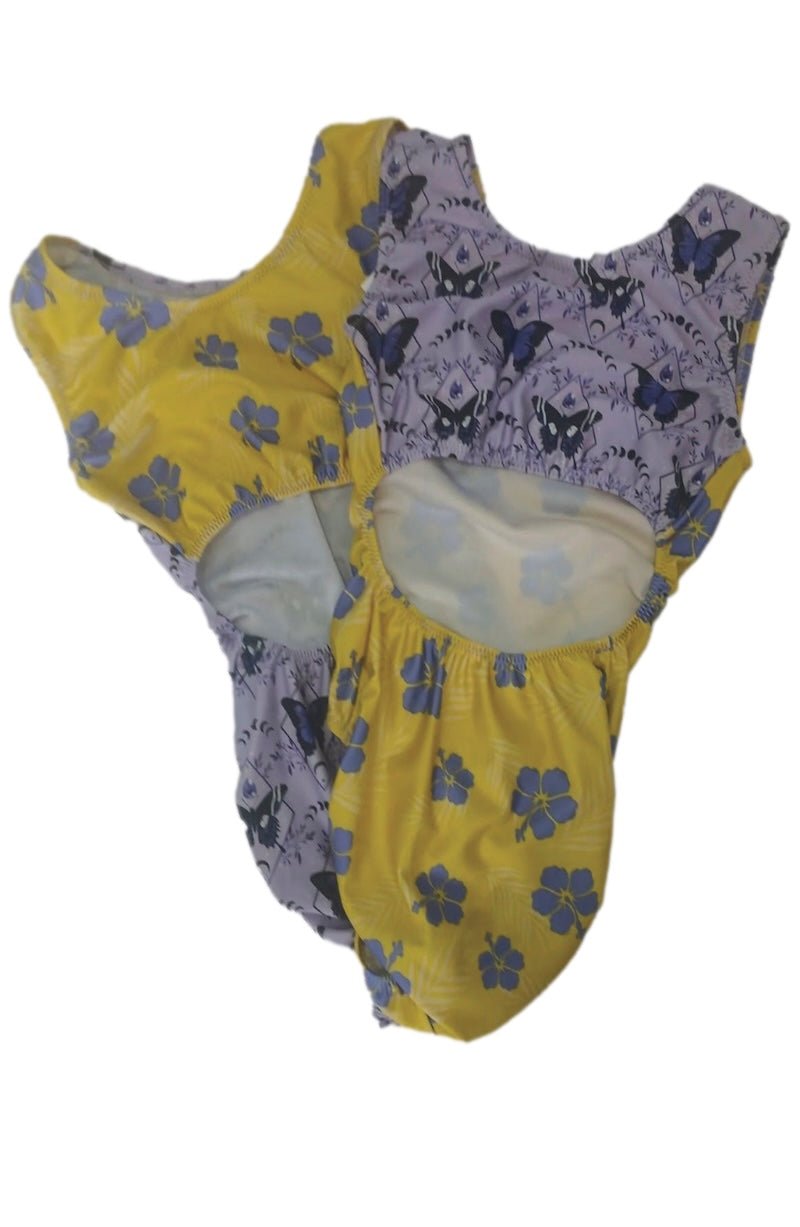 Butterfly Hibiscus Vice Versa Foxy's Leotards (Which One Will You Choose?) - Foxy’s