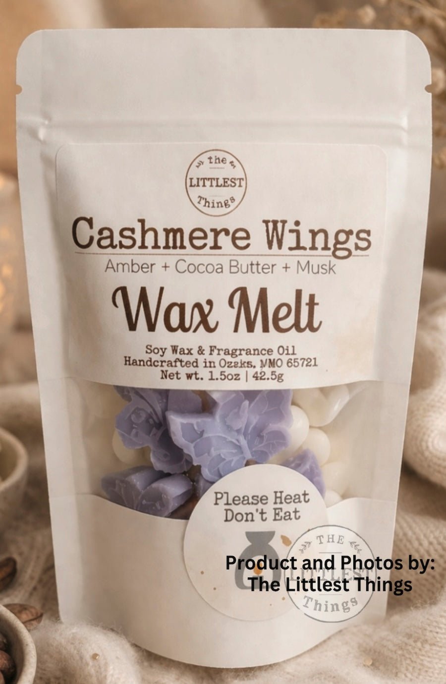 Cashmere Wings Butterfly Wax Melts - Foxy’s