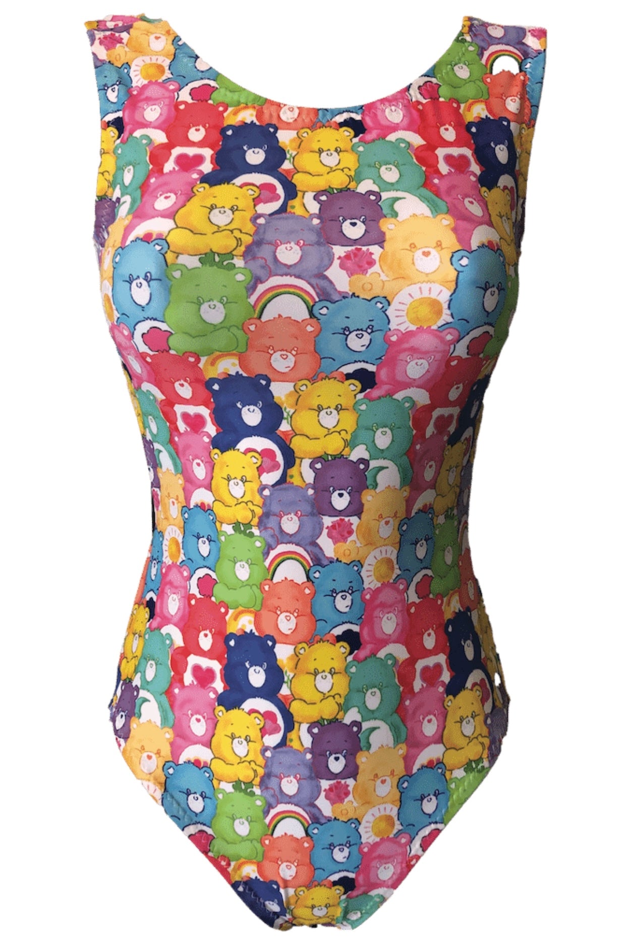 Beary Cute Gymnastics Leotard - Open Back Tank Style | Foxy's Leotards - Foxy’s