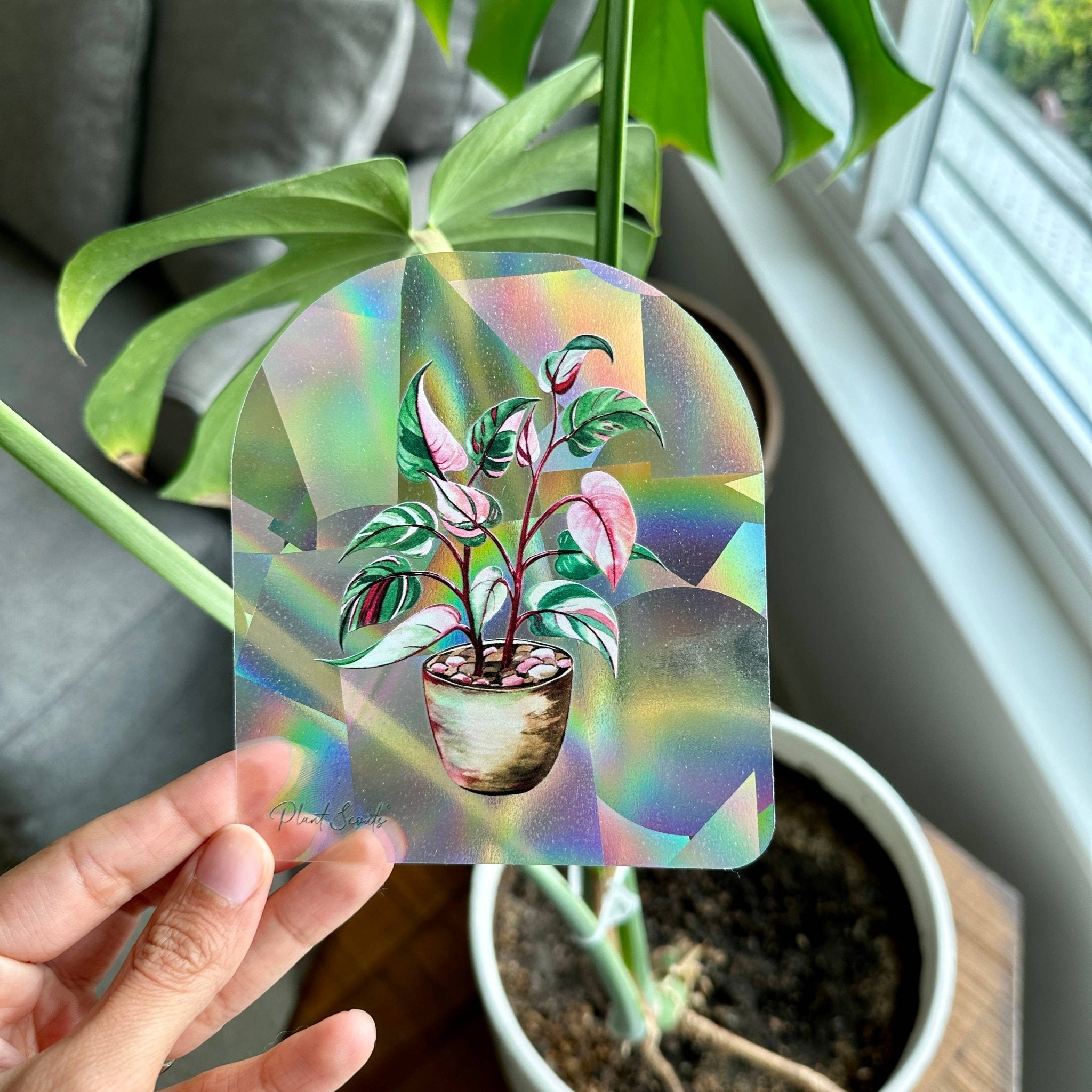Rainbow Making Suncatcher Window Decal - Pink Princess - Foxy’s