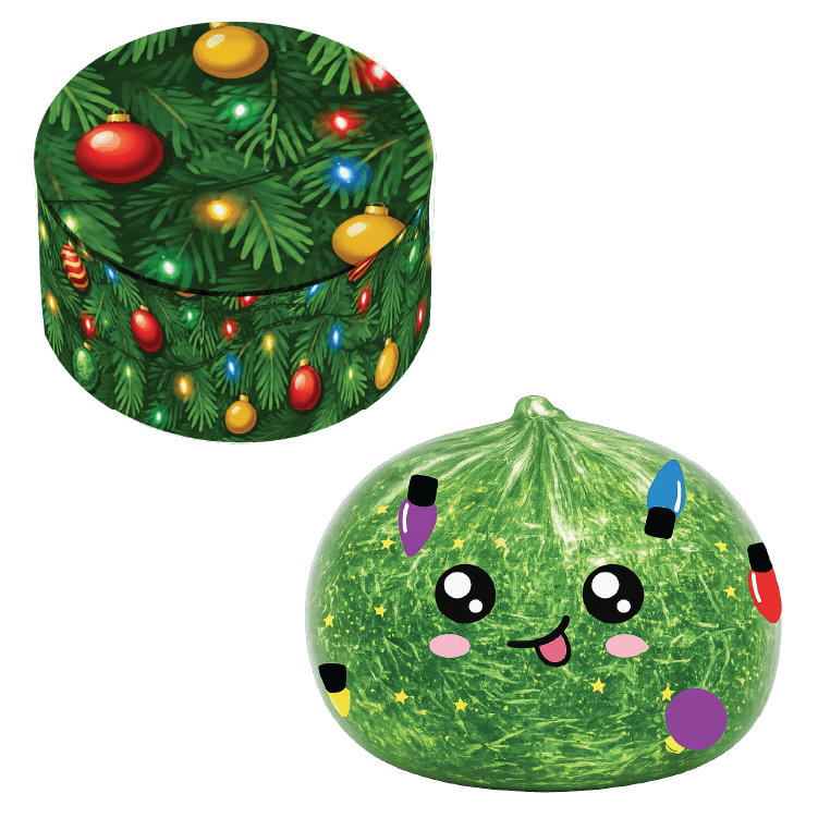 Fun Doh Christmas Dumpling Squishy Toy 12pc Holiday Display - Foxy’s