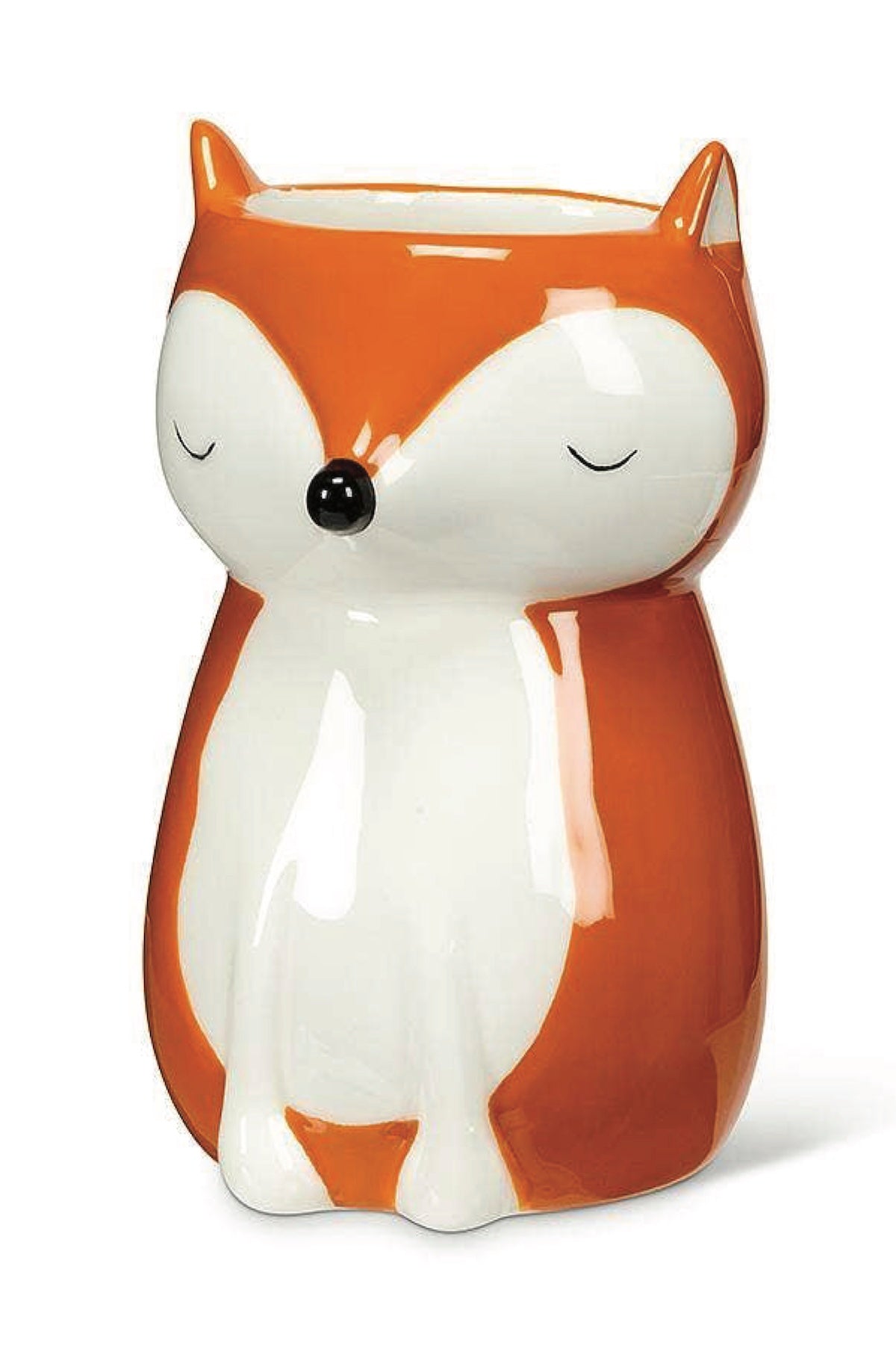 Sitting Fox Planter/Vase - 4"H - Foxy’s