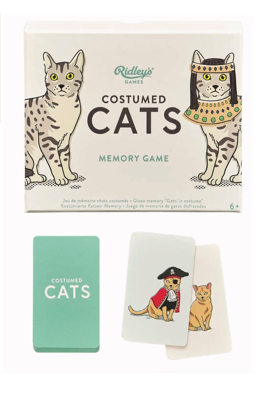 Costumed Cats Memory Card Games - Foxy’s