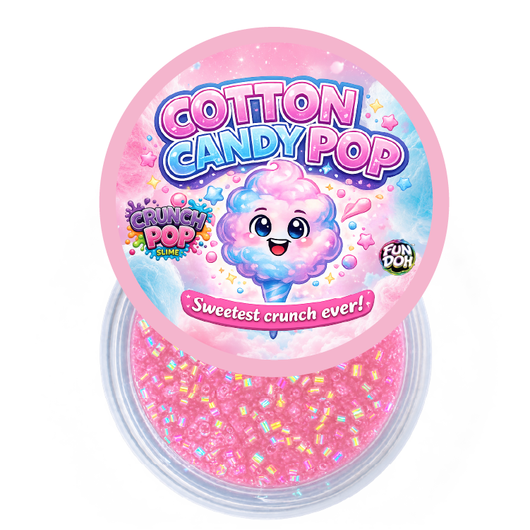 Fun Doh Crunch Pop Color Sensory Squishy Slime - Foxy’s