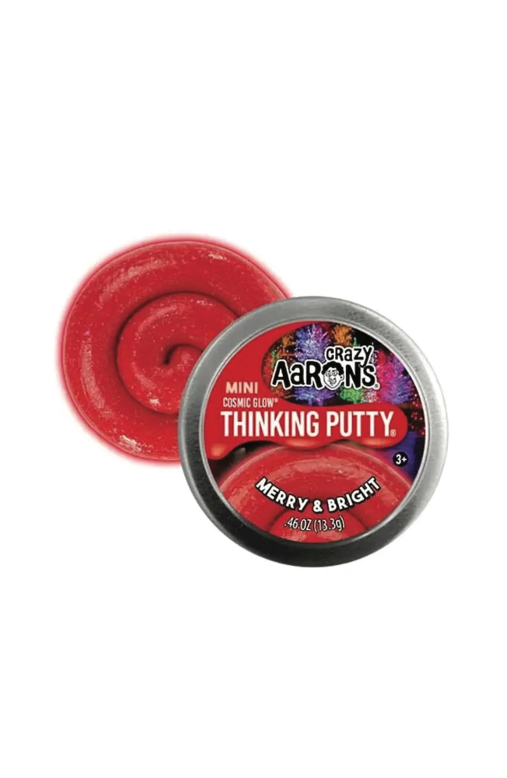 red crazy aarons thinking putty merry & bright edition