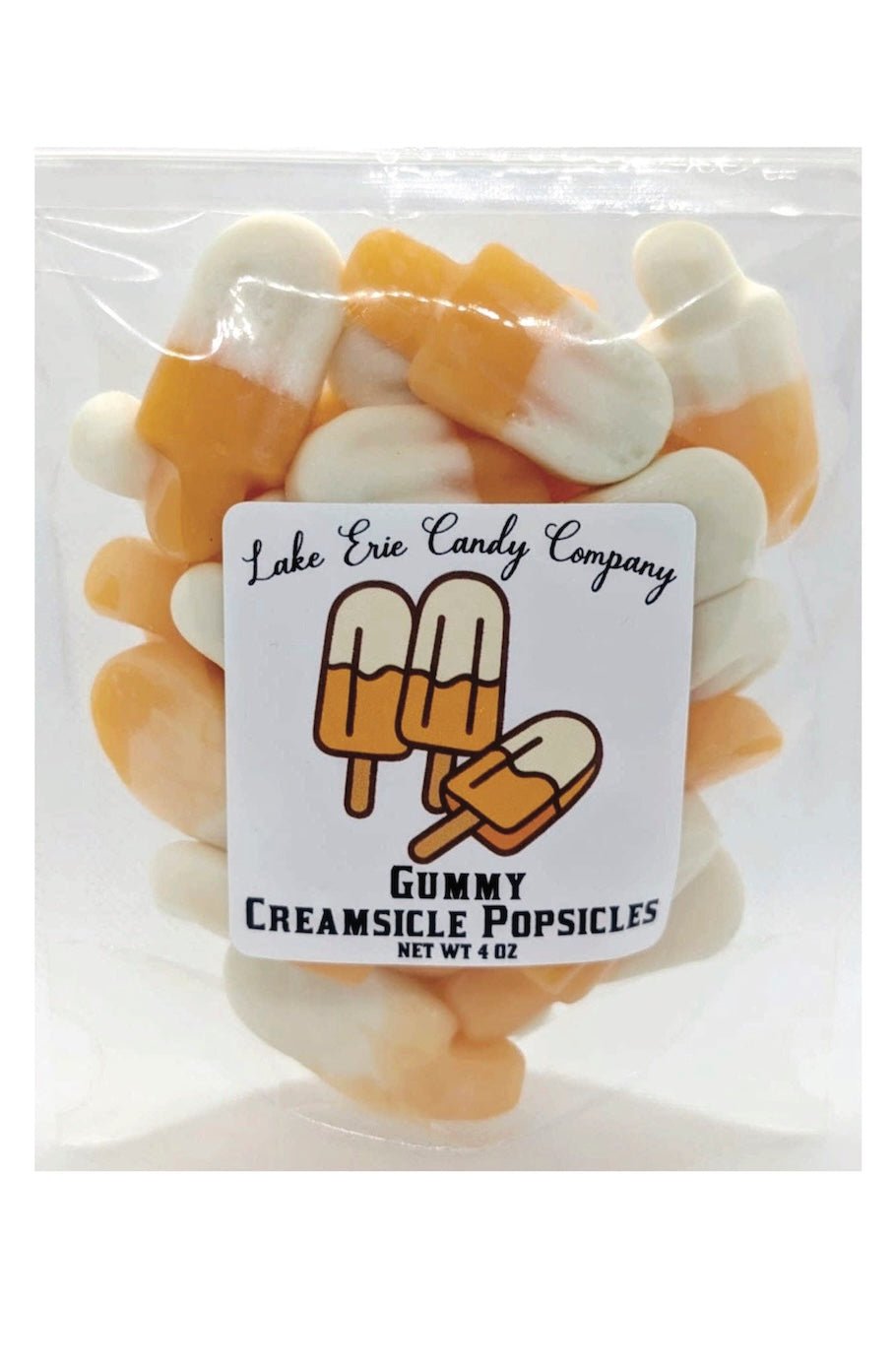 Gummy Creamsicle Popsicles Candy - Foxy’s