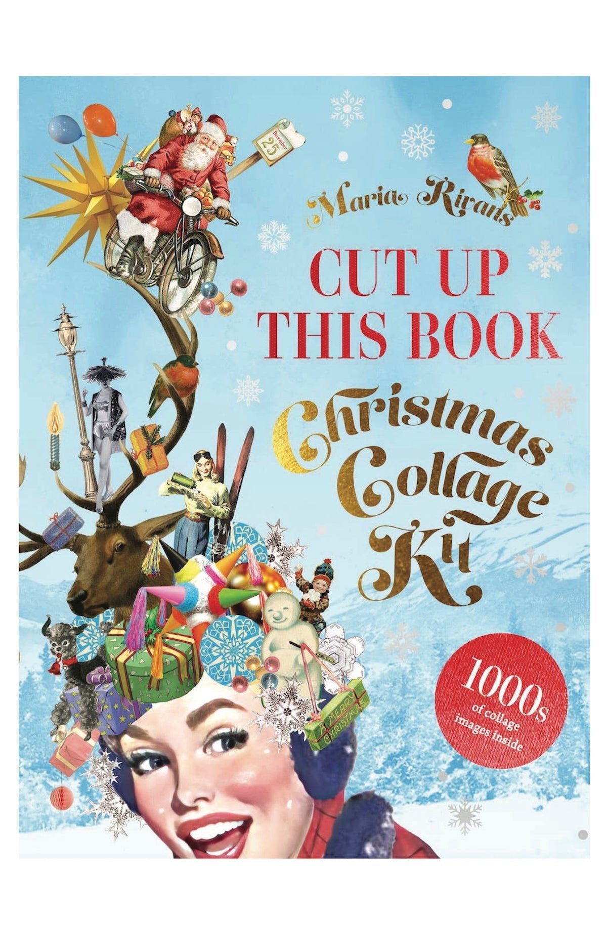 Cut Up This Book: Christmas Collage Kit - Foxy’s
