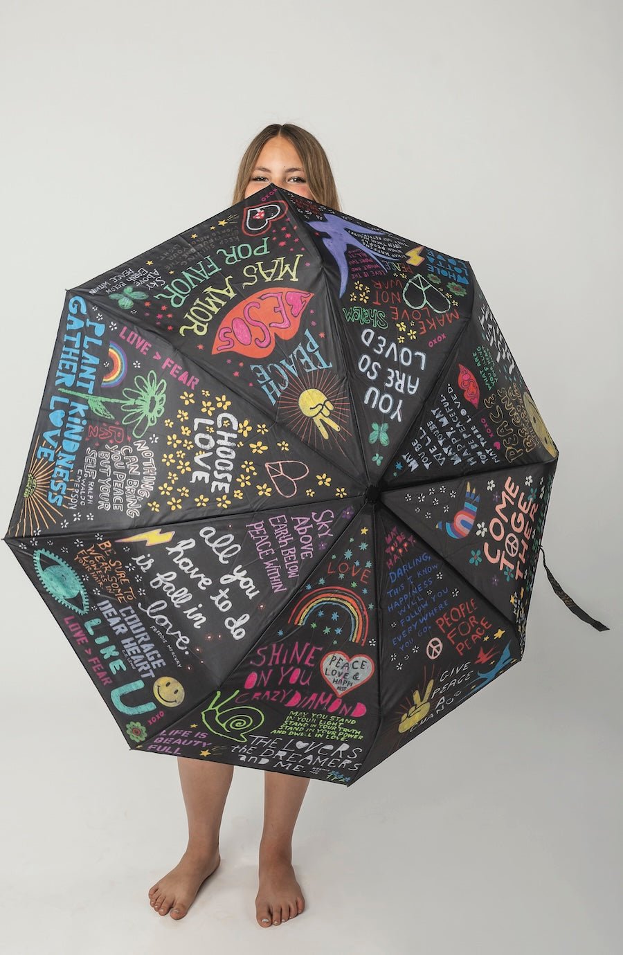 Retractable Sugarboo Umbrella with Sleeve - 22" - Foxy’s
