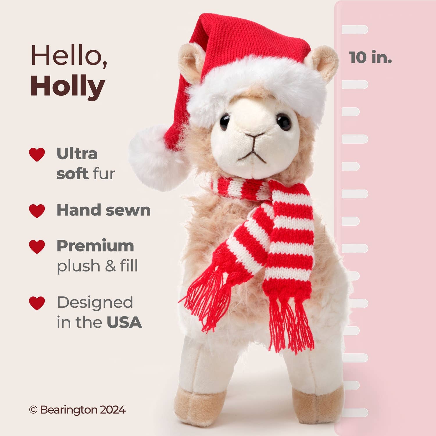 Holly The Holiday Llama Plush - Foxy’s