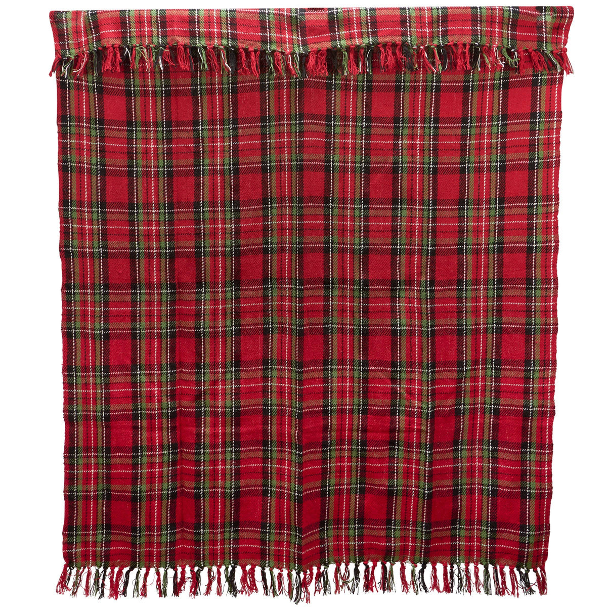 Red Plaid Throw | Christmas Blanket