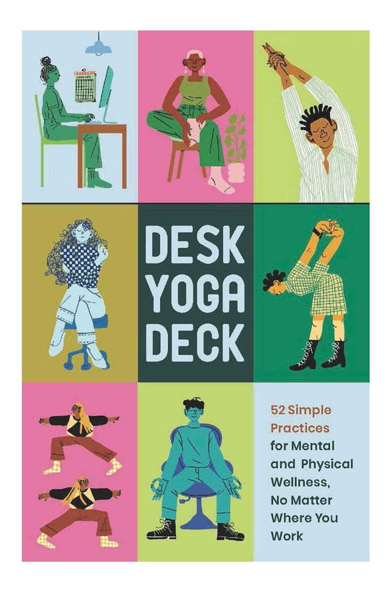 Desk Yoga Cards: 52 Ways to Stretch & Reset at Your Desk – Perfect for Stress Relief! - Foxy’s