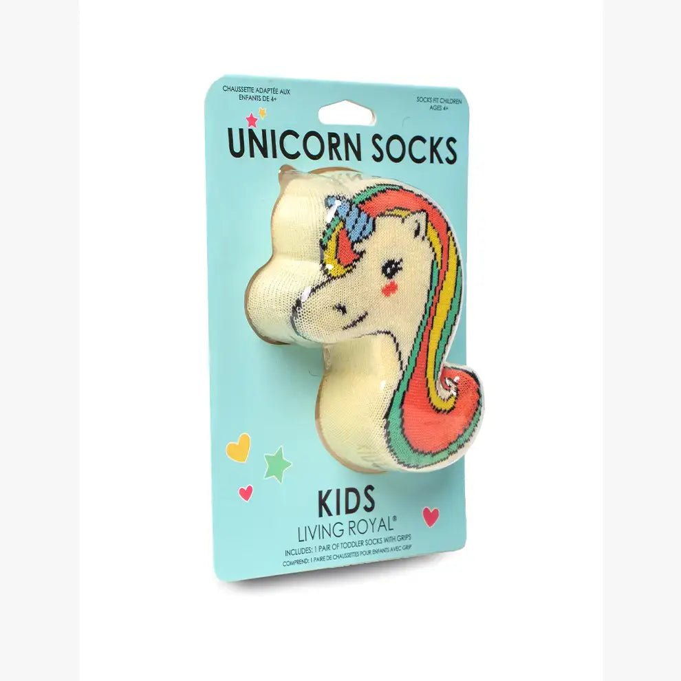 3D Packaged Crew Socks - Kids - Unicorn - "Stay Magical" - Foxy’s