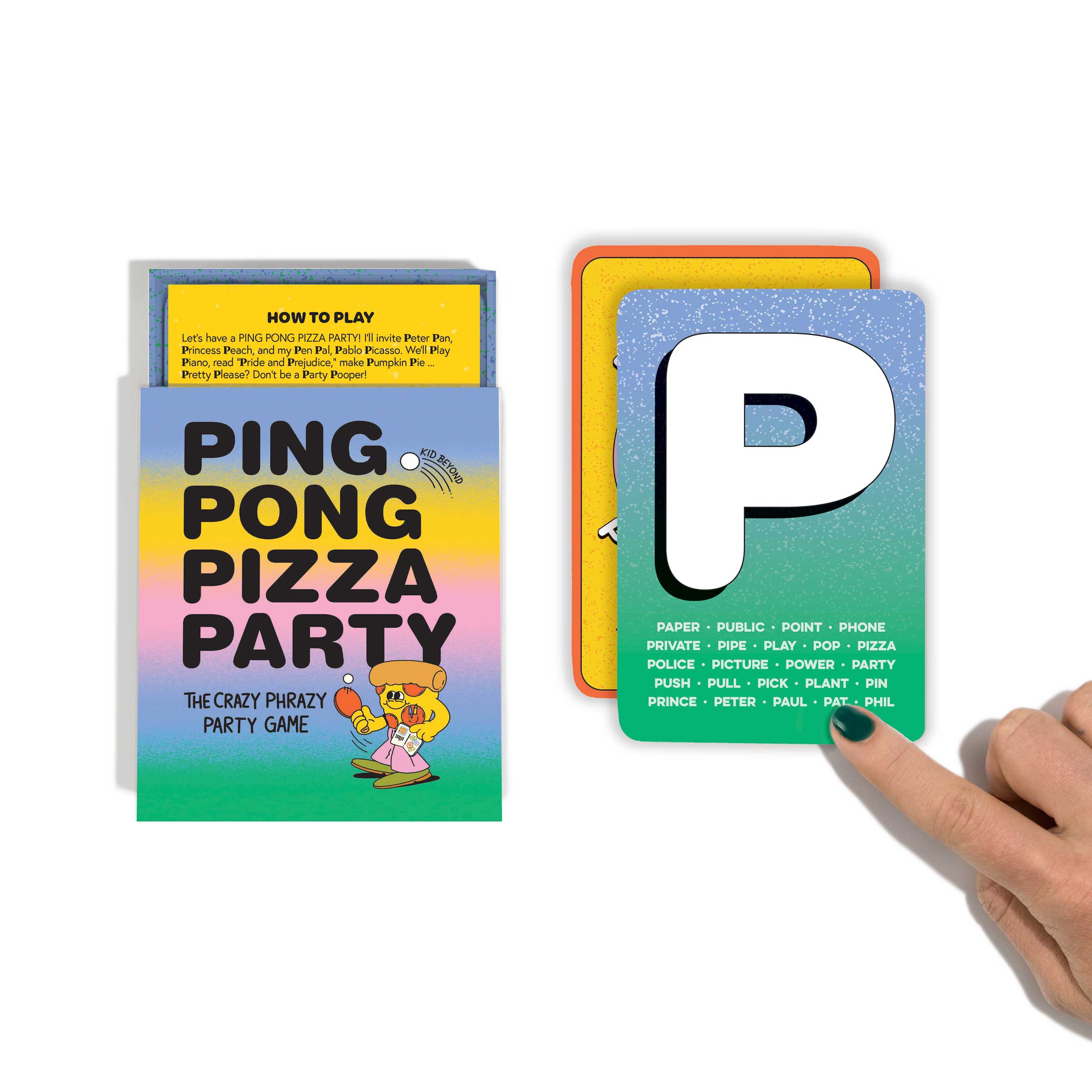 Ping Pong Pizza Party: The Crazy Phrazy Party Game - Foxy’s