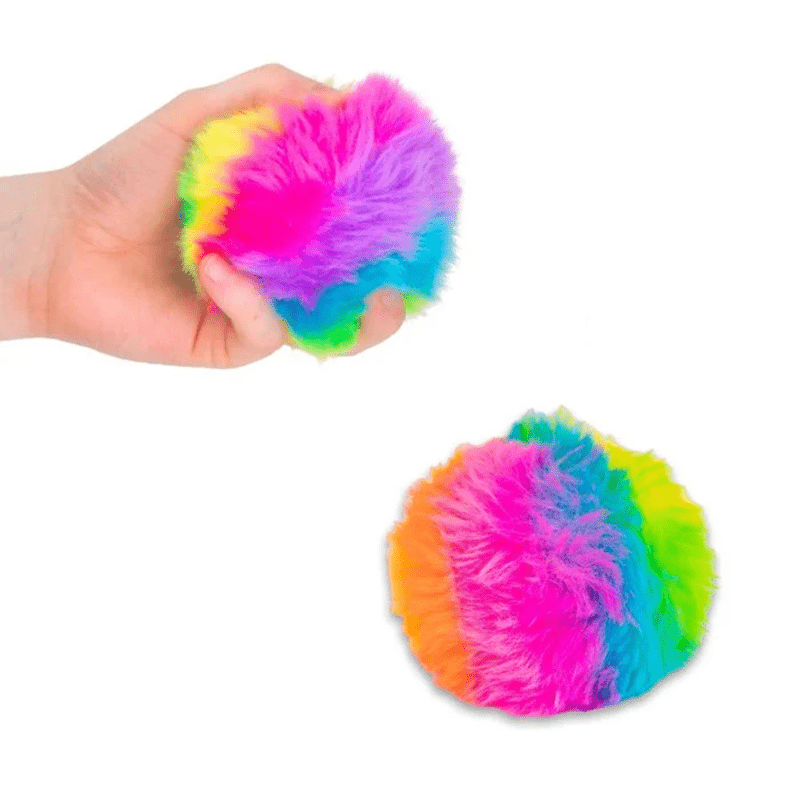 Scrunchems® Furry Sugar Stress Ball Squishy Fidget Toy (1pc) - Foxy’s