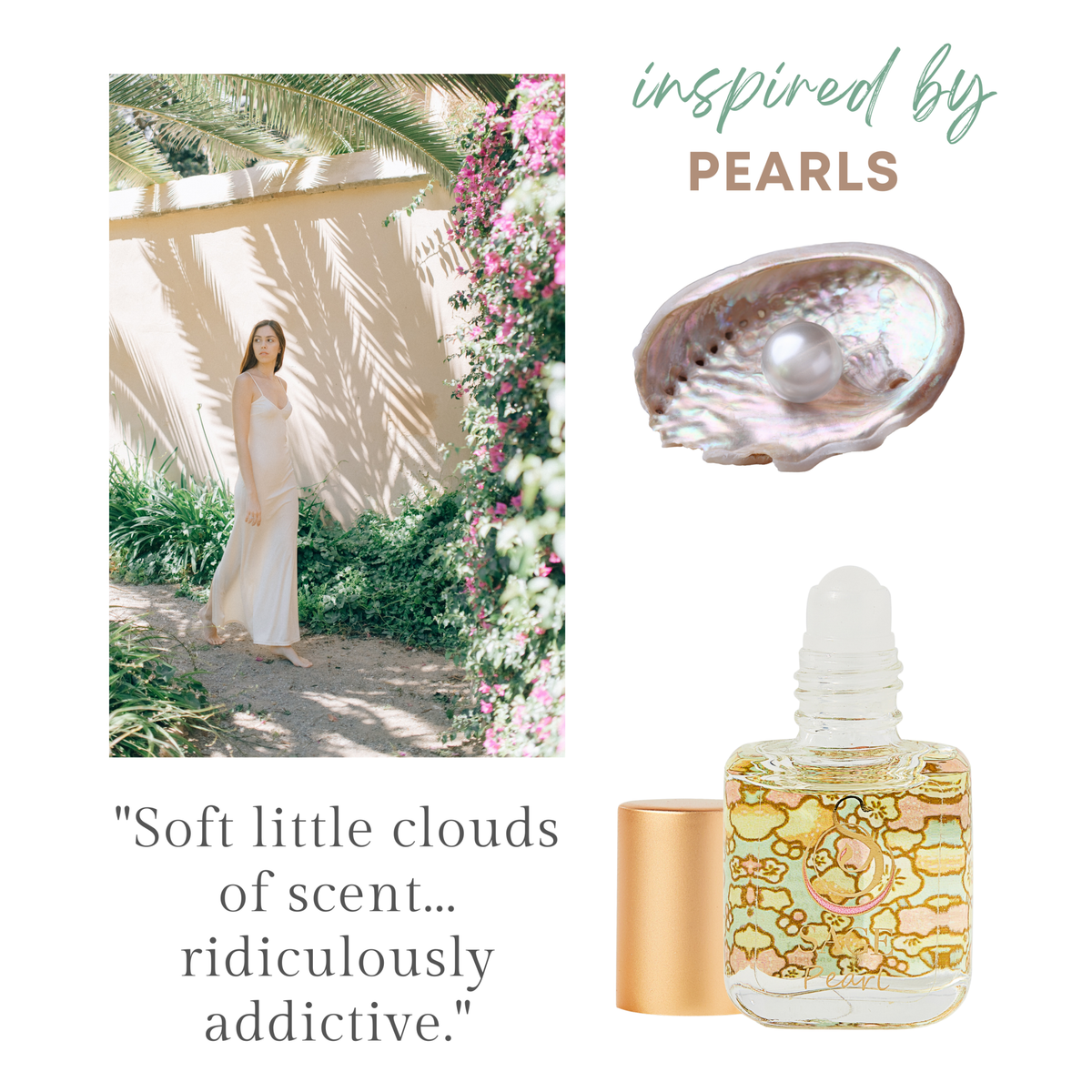 Pearl Organic Perfume Roller - Mini Perfume Oil - Extract - 1/4 oz - Foxyâs