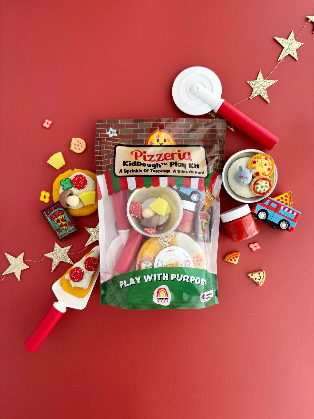 Pizzeria KidDough Play Kit - Foxy’s