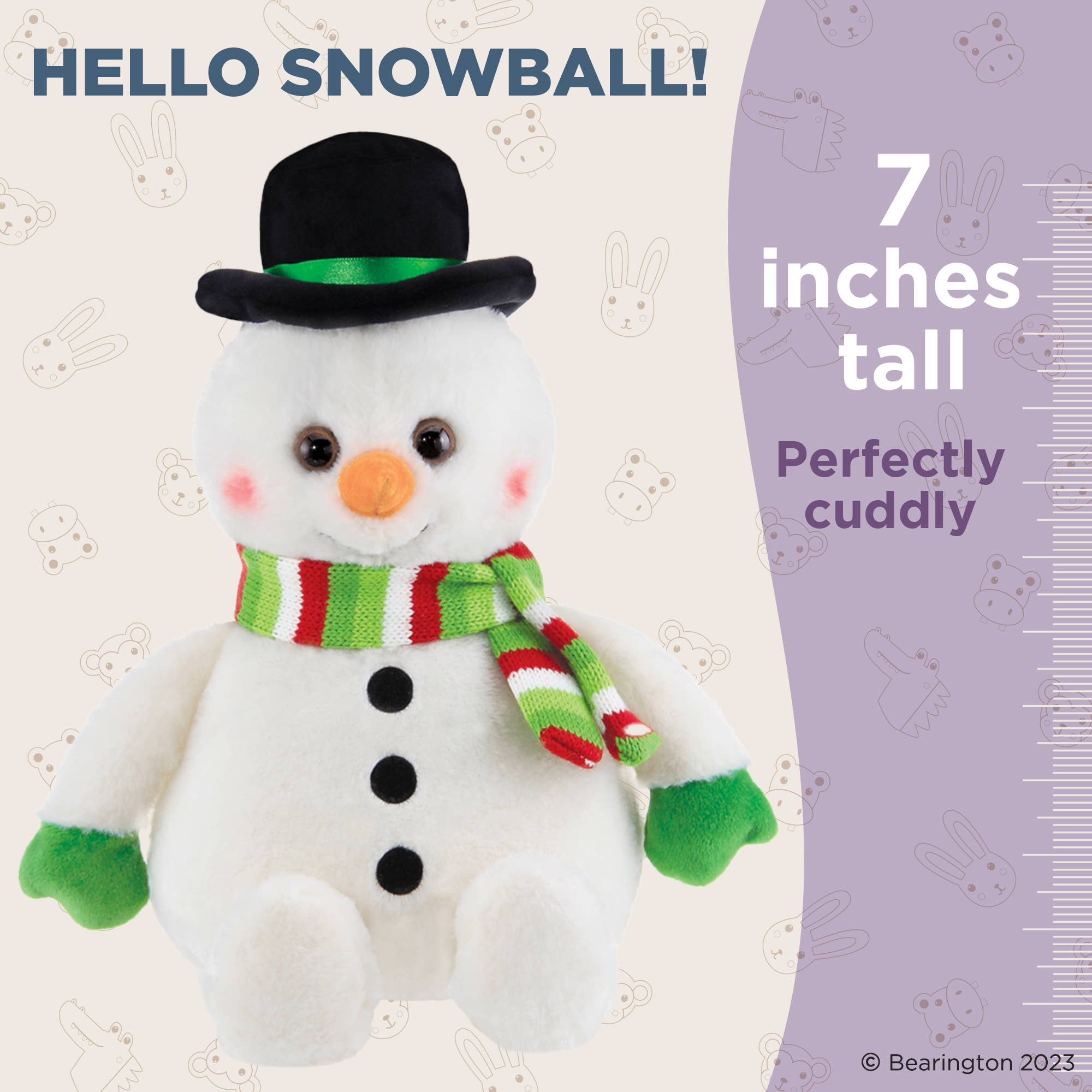 Snowball the Snowman Plushie