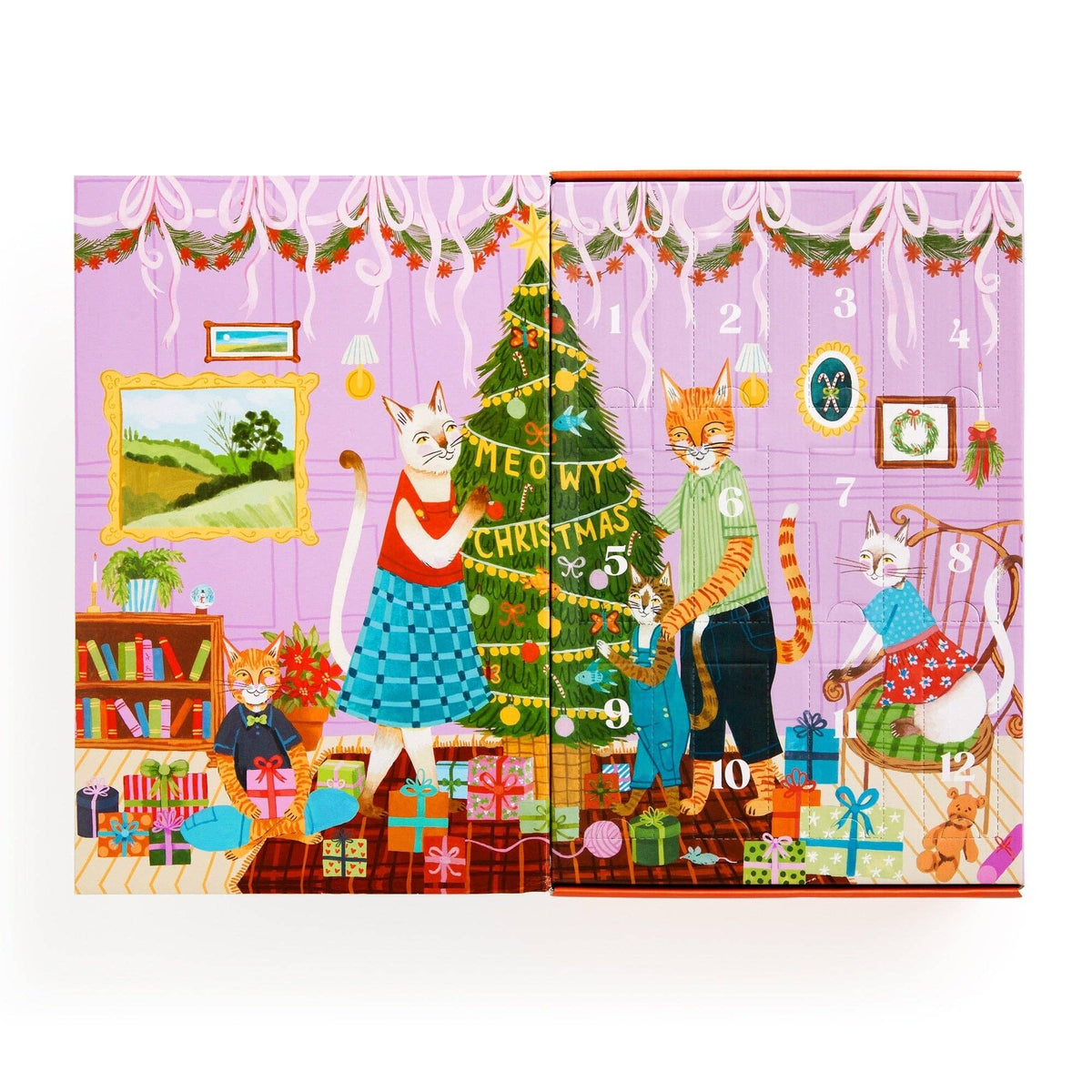 Meowy Christmas 12 Days of Puzzles 500 Piece Countdown - Foxy’s