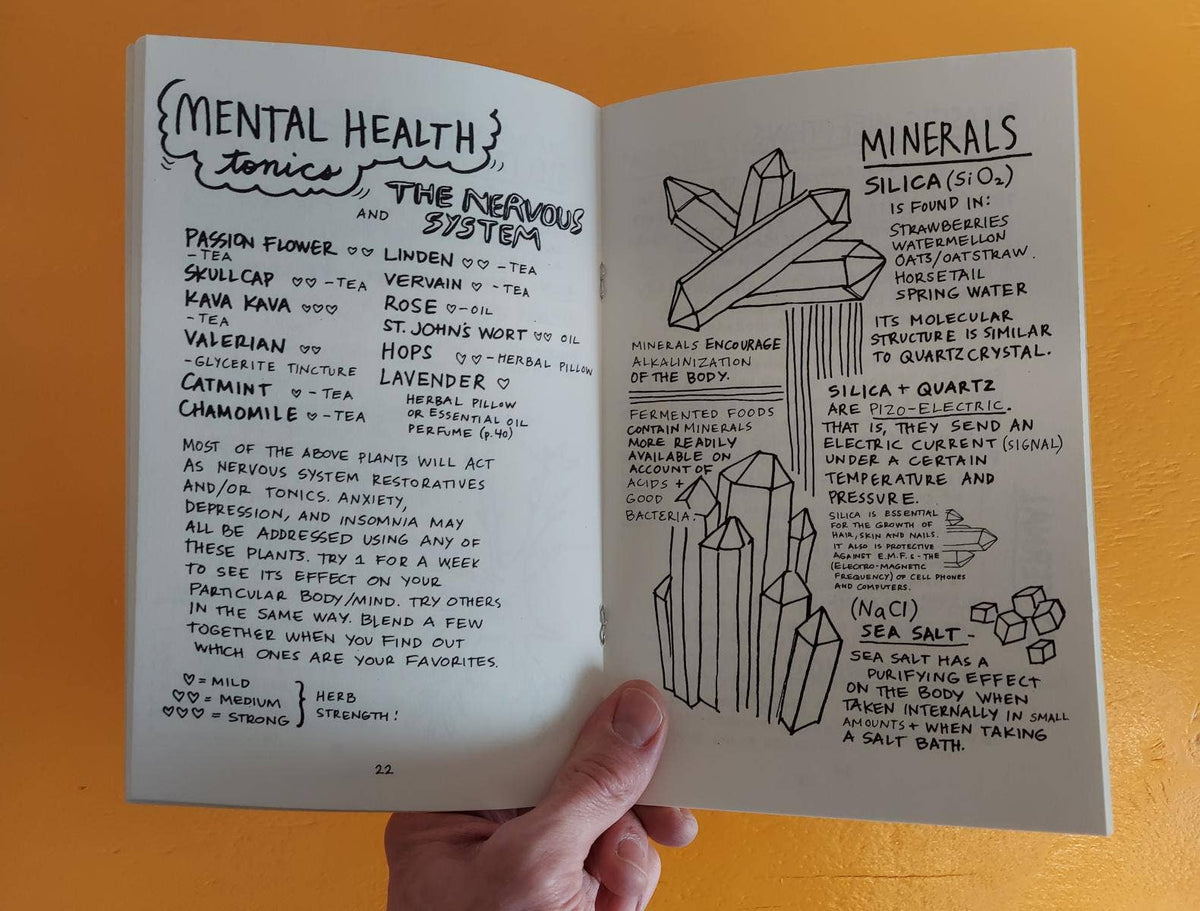 Healing Your Magical Body with Plants & Minerals (Zine) - Foxy’s