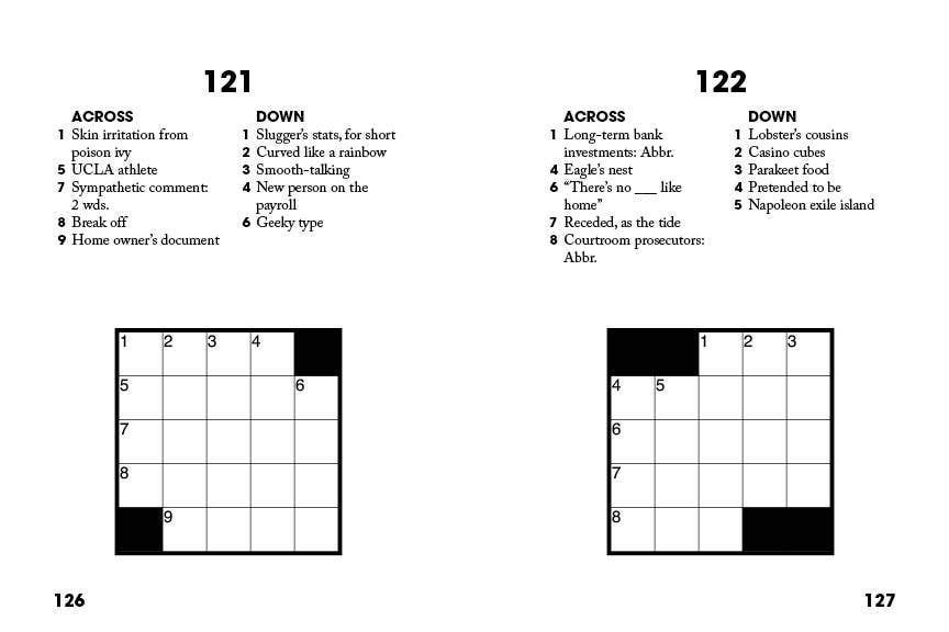 Super Easy Super Tiny Crosswords: So Small! So Simple!