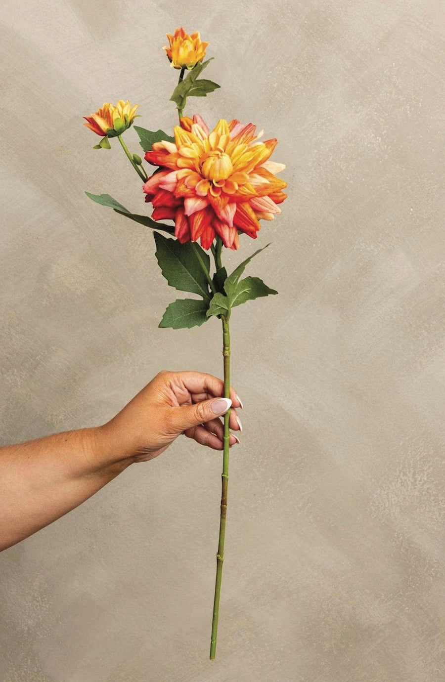 faux paper dahlia flower