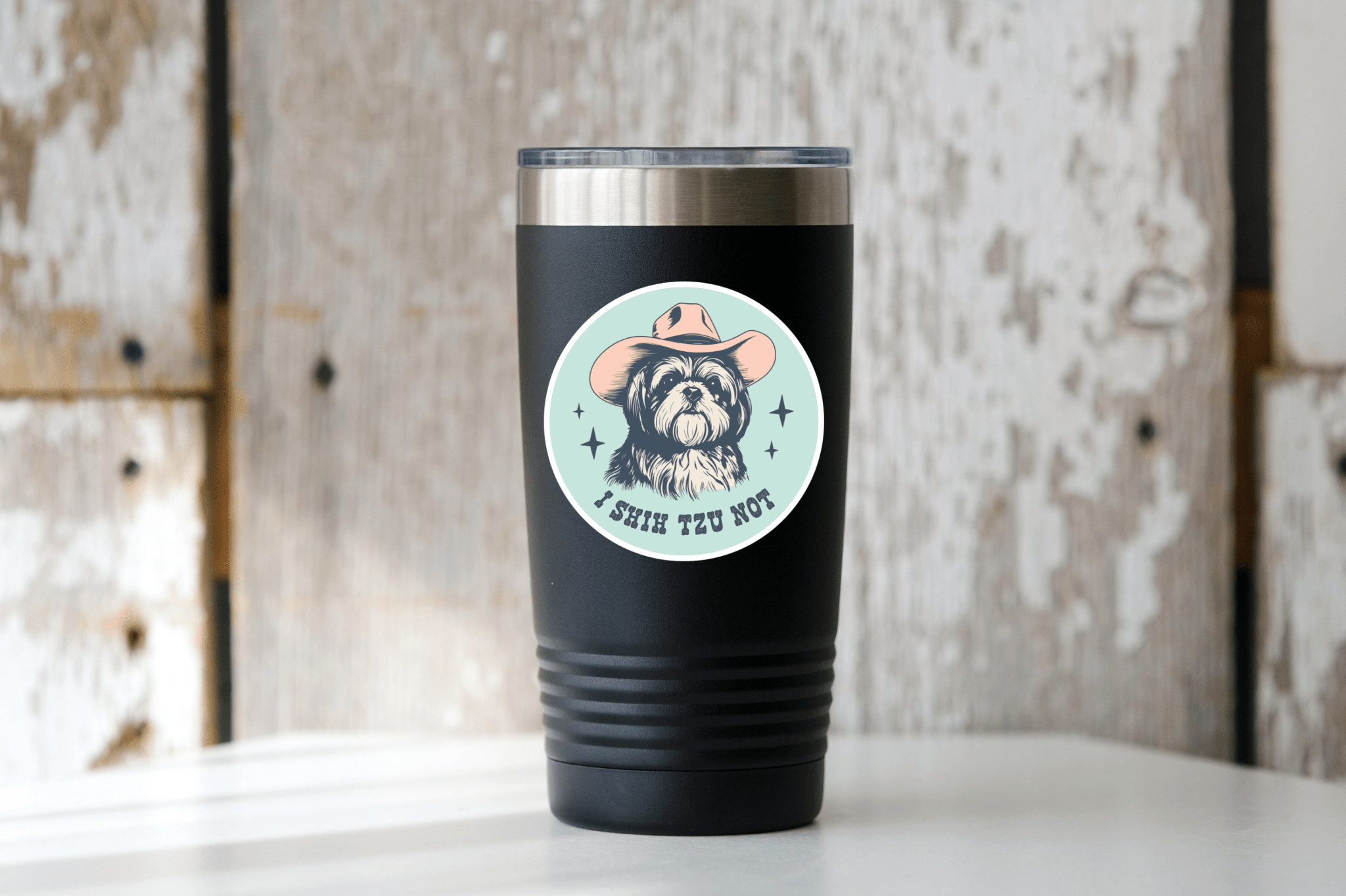 I Shih Tzu Not Sticker - Foxy’s