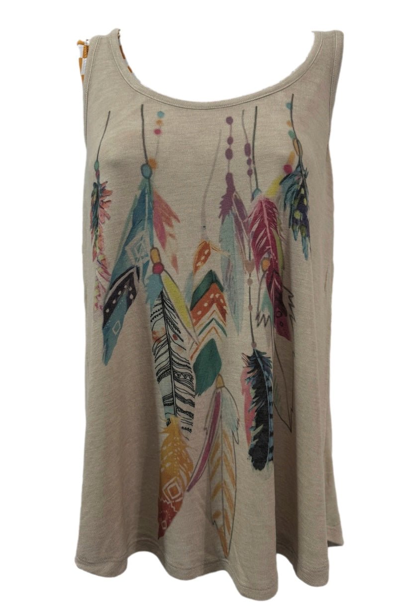 Feather Tank Top for Women - Foxy’s