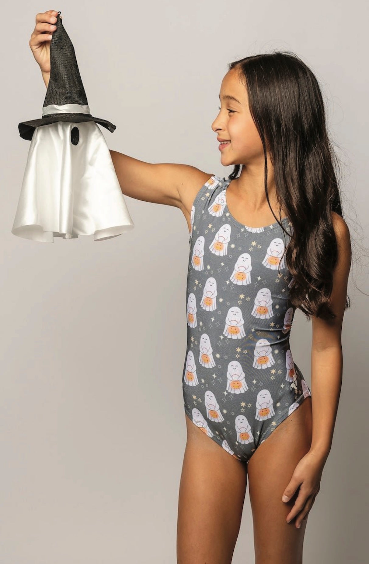 Trick - Or - Treat Ghost Halloween Leotard - Limited Edition Spooky Style - Foxy’s
