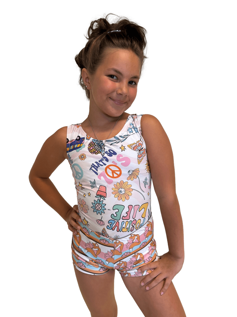Foxy's Beautiful Life Gymnastics Leotard - Comfortable & Stylish for Girls - Foxy’s