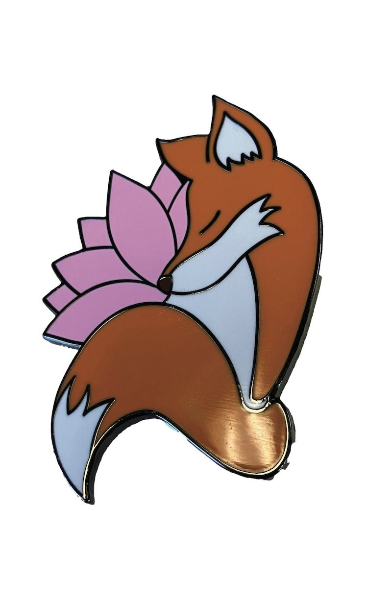 Foxy's Logo Pin - Show Your Foxy's Pride! 🦊 Add Flair to Your Gym Bag! - Foxy’s