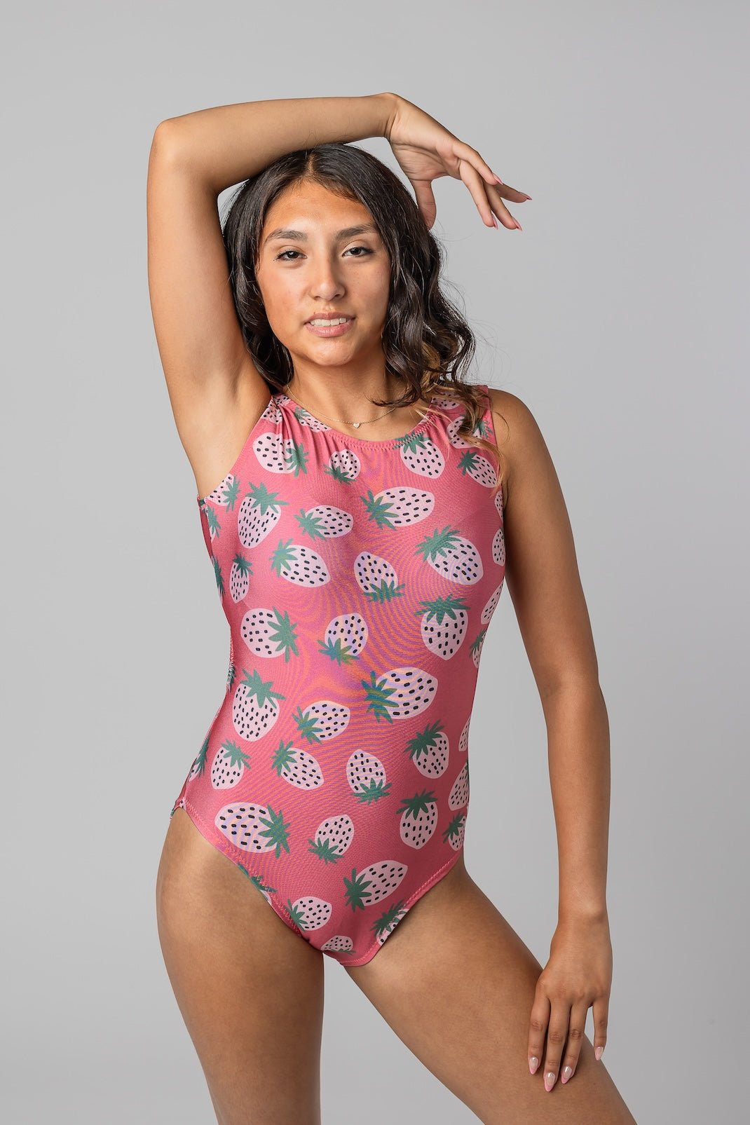 Fresh Strawberries Gymnastics Leotard - Foxy’s