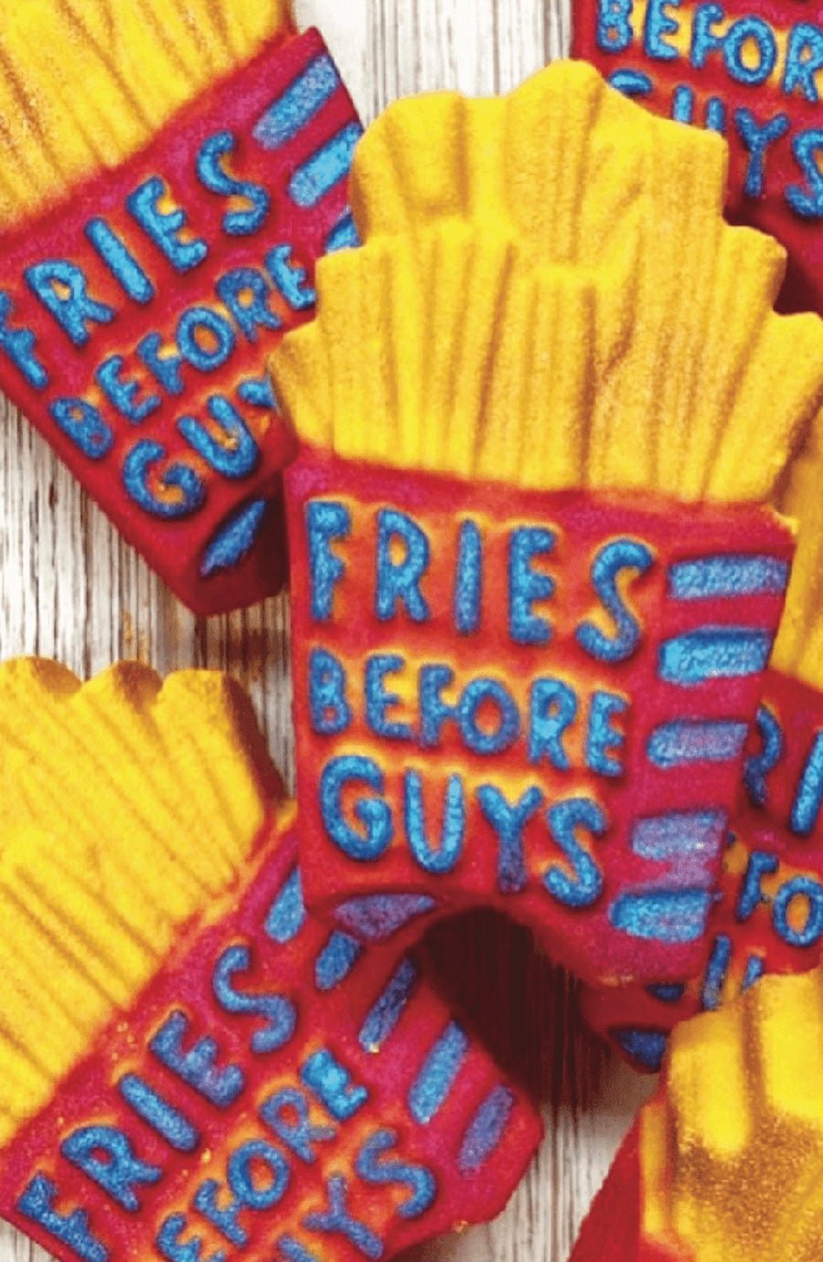 Fries Before Guys Bath Bomb - Berry Melon Scent | Fizz Soakery - Foxy’s