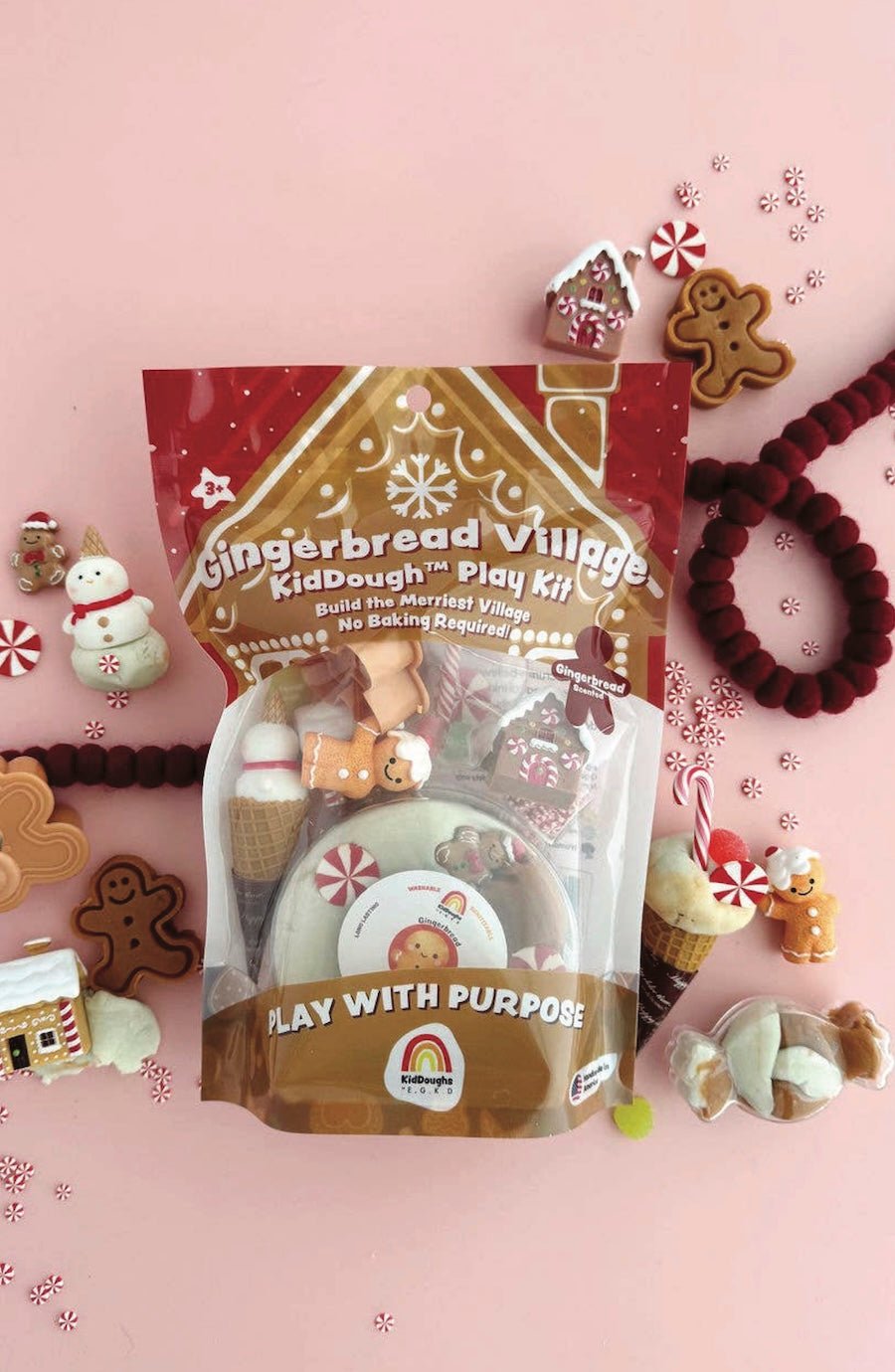 Gingerbread Village KidDough Play Kit - Foxy’s