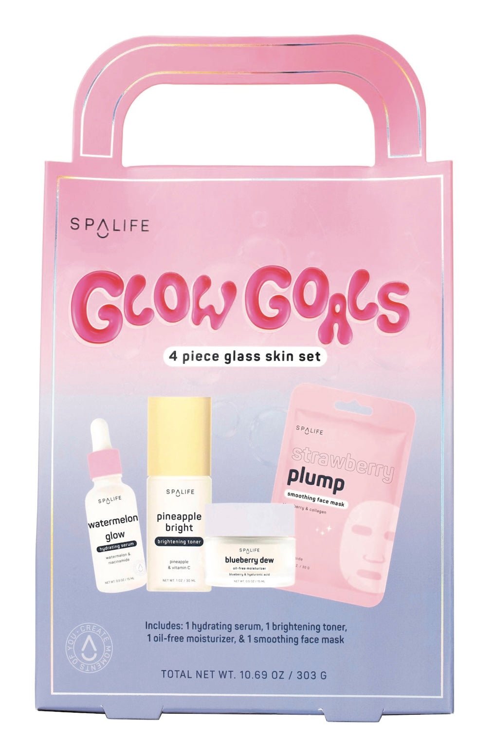Glow Goals Skincare Gift Set – 4pc - Foxy’s