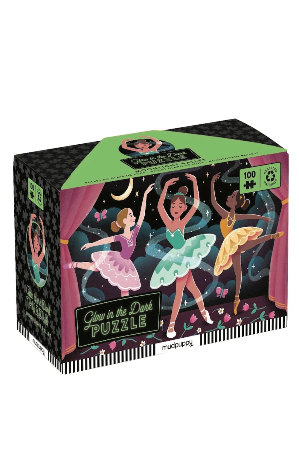 Moonlight Ballet 100 Piece Glow in the Dark Puzzle - Foxy’s