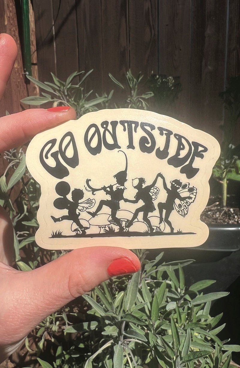 Go Outside STICKER 3 Inch - Foxy’s