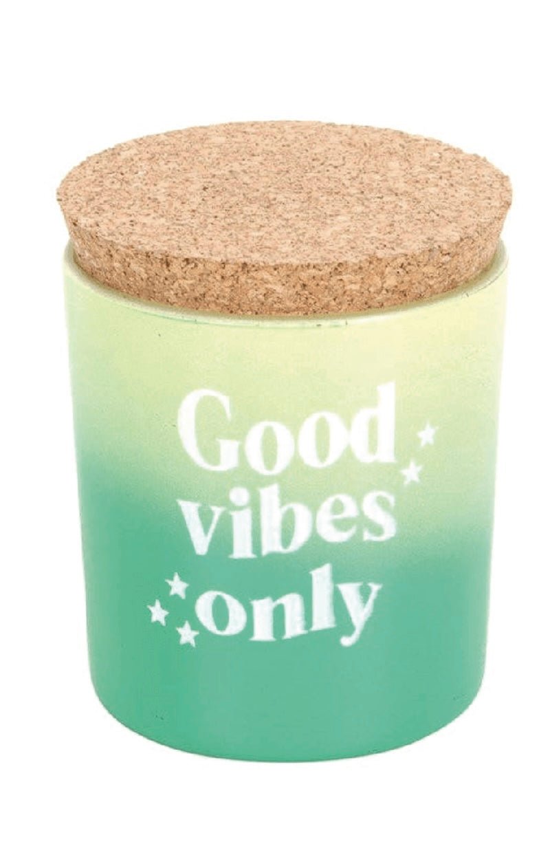 Good Vibes Only! Mandarin Bergamot Scented Candle - 20 Hour Burn Time - Foxy’s