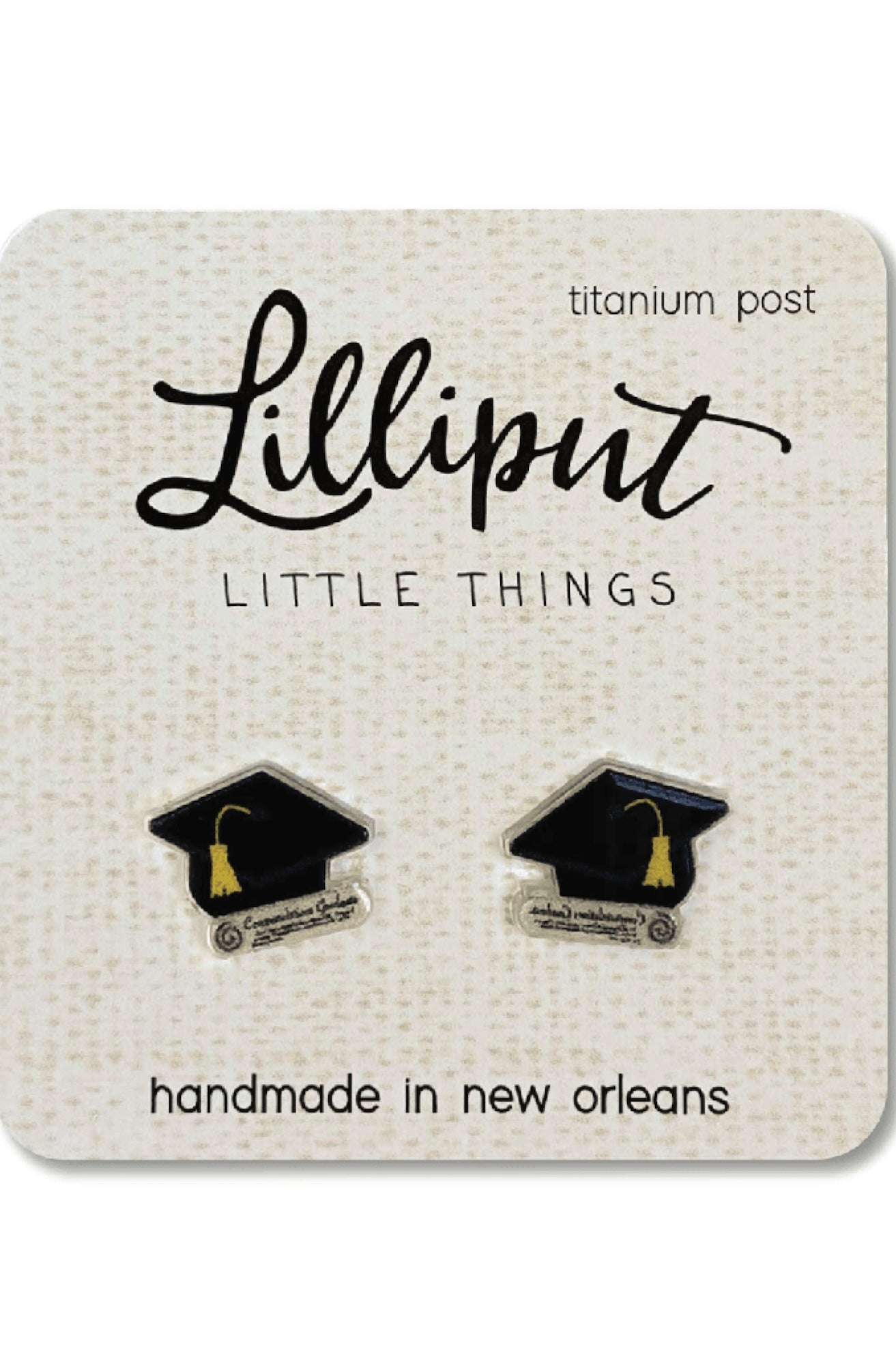 Graduation Cap Earrings // Grad Gift - Foxy’s