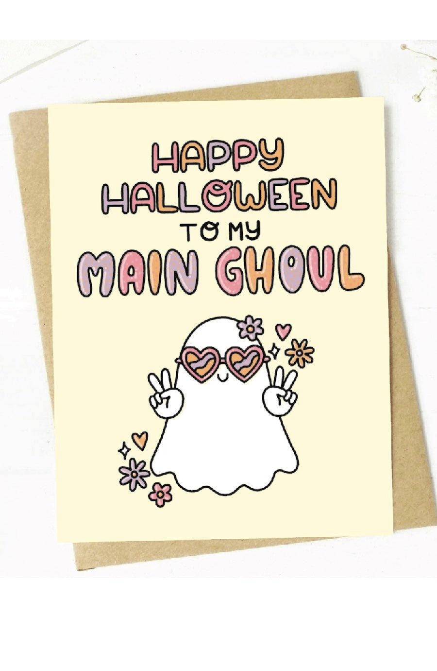 "Happy Halloween To My Main Ghoul" Greeting Card - Foxy’s