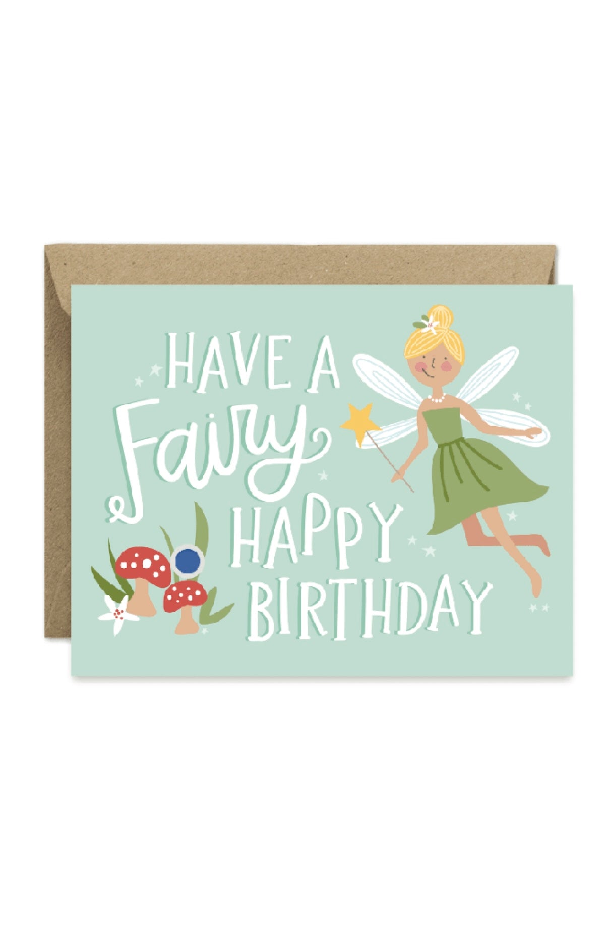 Fairy Happy Birthday Greeting Card - Foxy’s