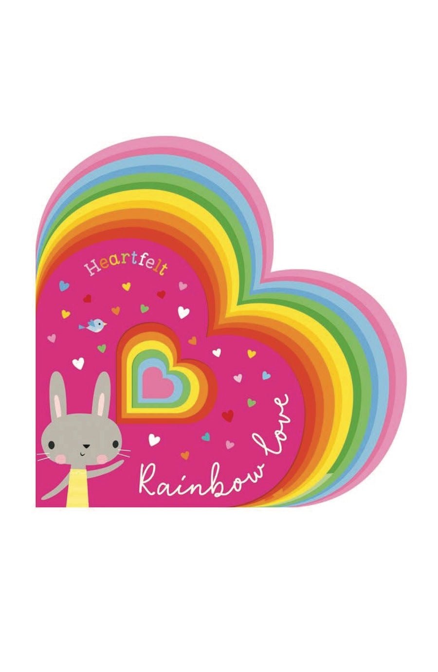Board Book Heartfelt Rainbow Love - Foxy’s