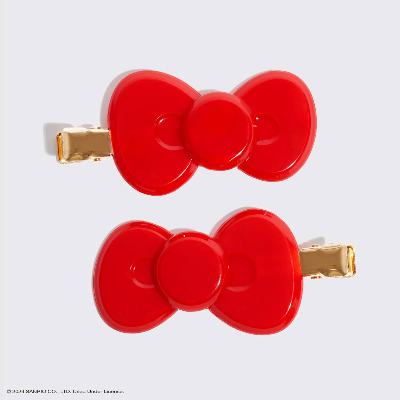 Hello Kitty x Kitsch Creaseless Hair Clips - Red Bows for Girls - Foxy’s