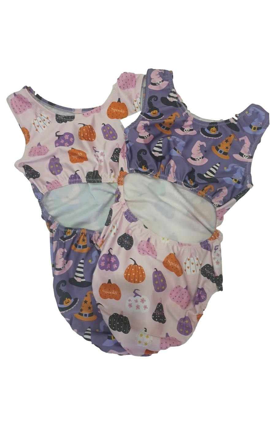 Hocus Pocus Pastels Gymnastics Leotard | Halloween Vice Versa Leotard - Foxy’s