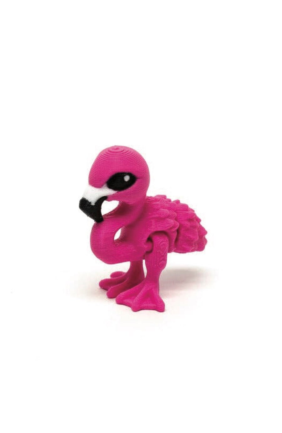 Flamingo • Mini 3D Printed Articulated Animal • Flexi Animals - Foxy’s
