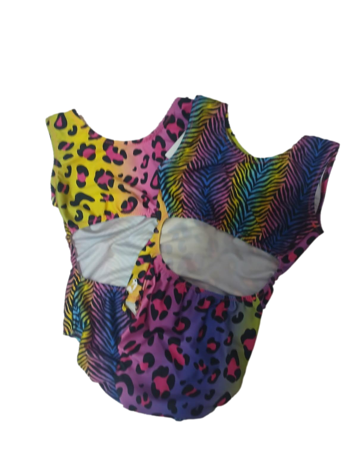 Jungle Juice Gymnastics Leotard for Girls | Neon Animal Print Leotard - Foxy’s